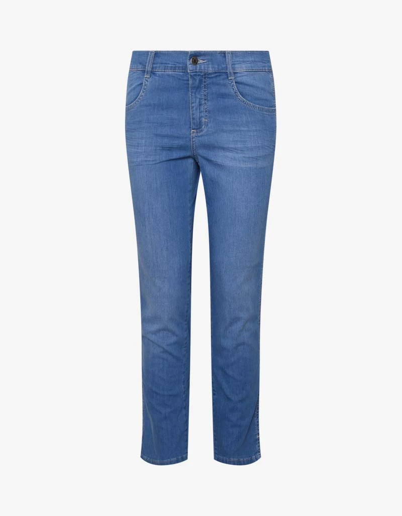 Angels Jeans Cici Crop Slit Stretch