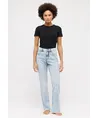 Angels Jeans Leni Slit Fringe