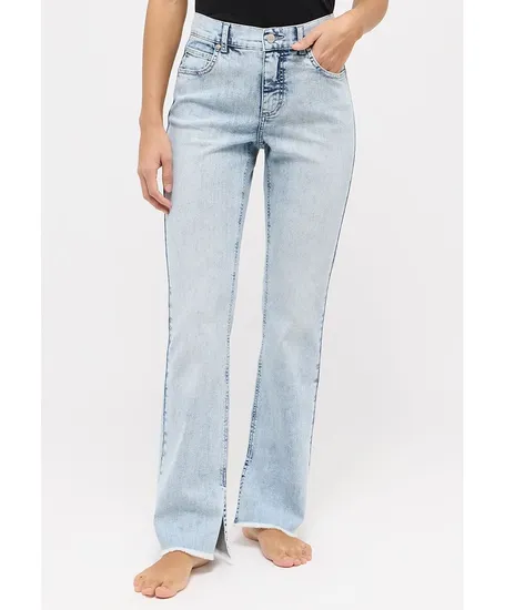 Angels Jeans Leni Slit Fringe