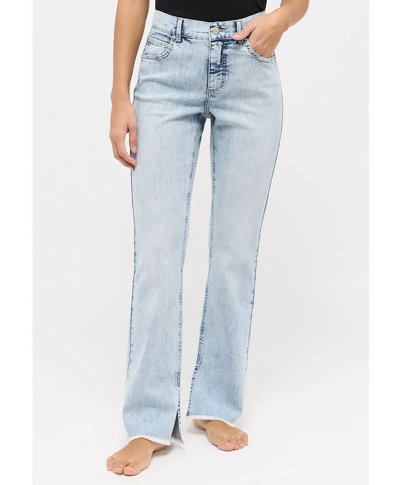 Angels Jeans Leni Slit Fringe