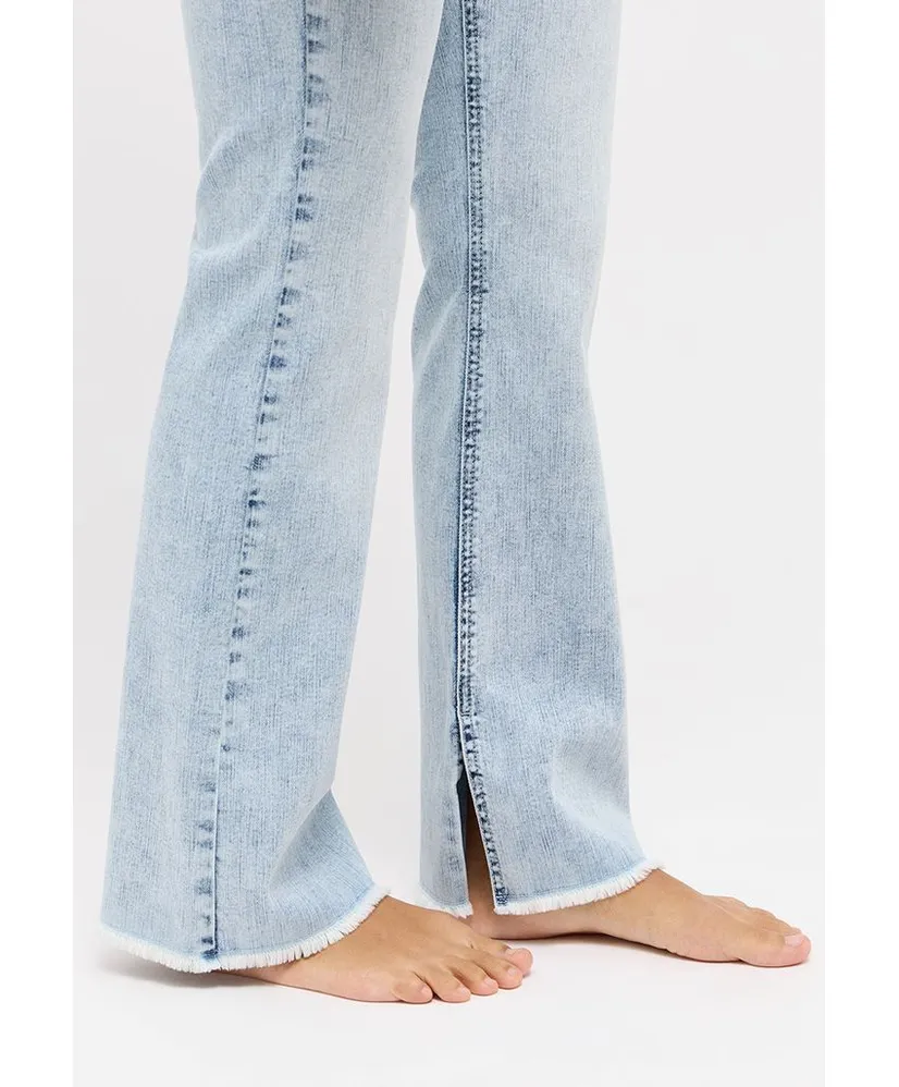Angels Jeans Leni Slit Fringe