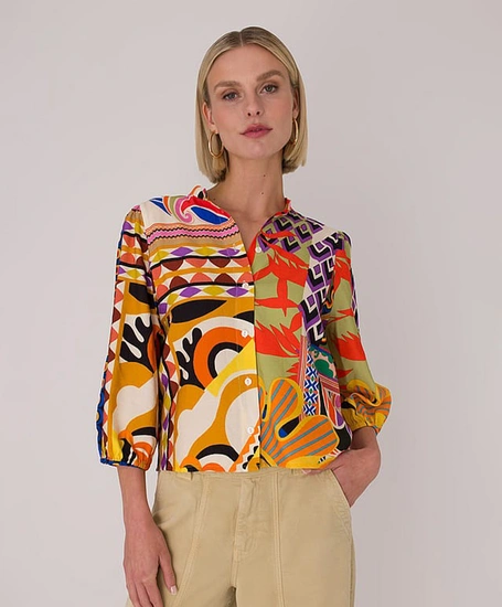 Anna Blouse Allover Print
