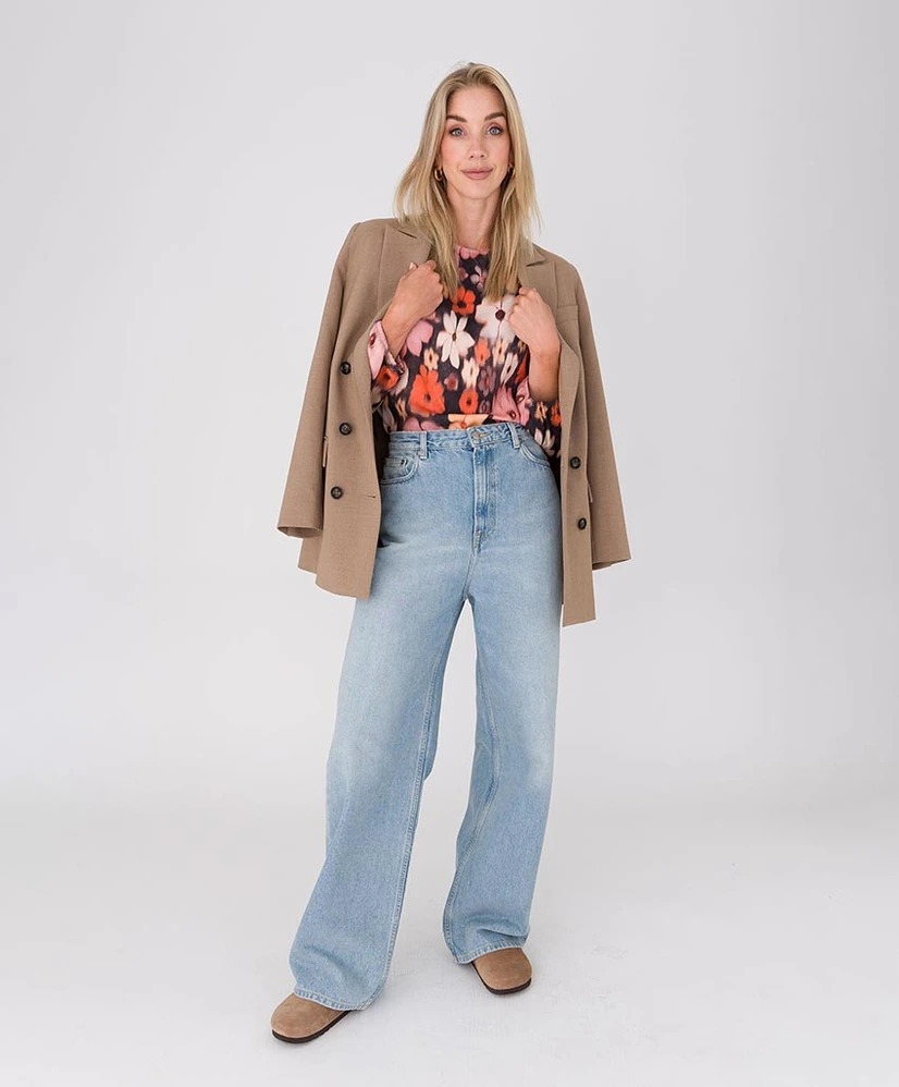 Anna Blouse Bloemen Print