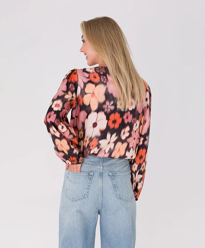 Anna Blouse Bloemen Print