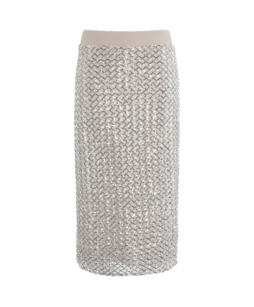 Anna Midi Rok Pailletten