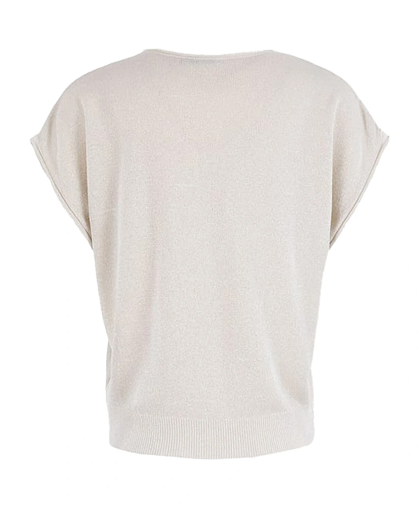 Anna Top V-Hals Glitter