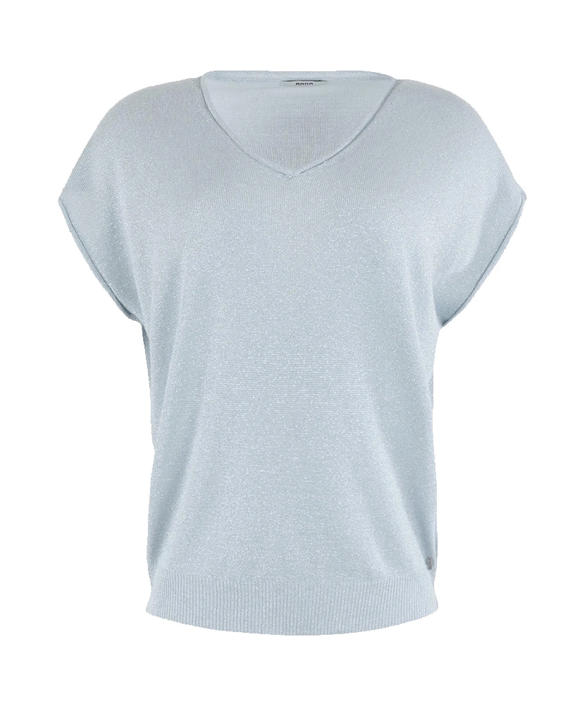 Anna Top V-Hals Glitter