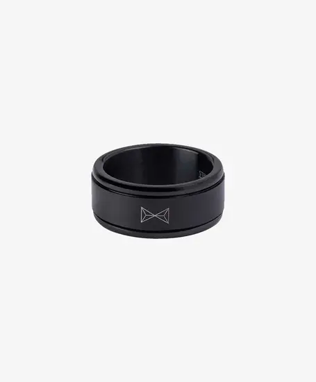 AZE Jewels Ring Sphere Noir