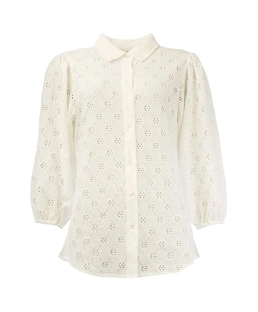 B Femme The Label Blouse Mayliera Flower Ajour