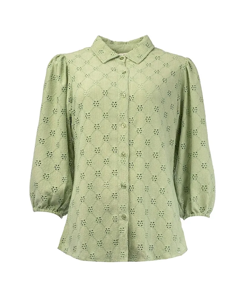B Femme The Label Blouse Mayliera Flower Ajour