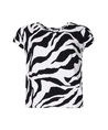 B Femme The Label T-shirt Brisia Zebra Print
