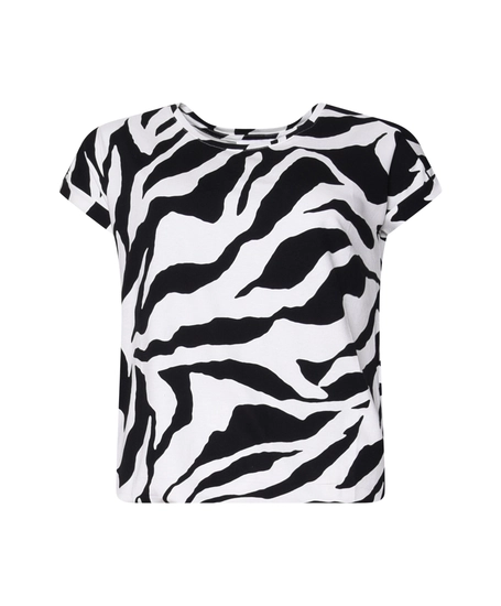 B Femme The Label T-shirt Brisia Zebra Print