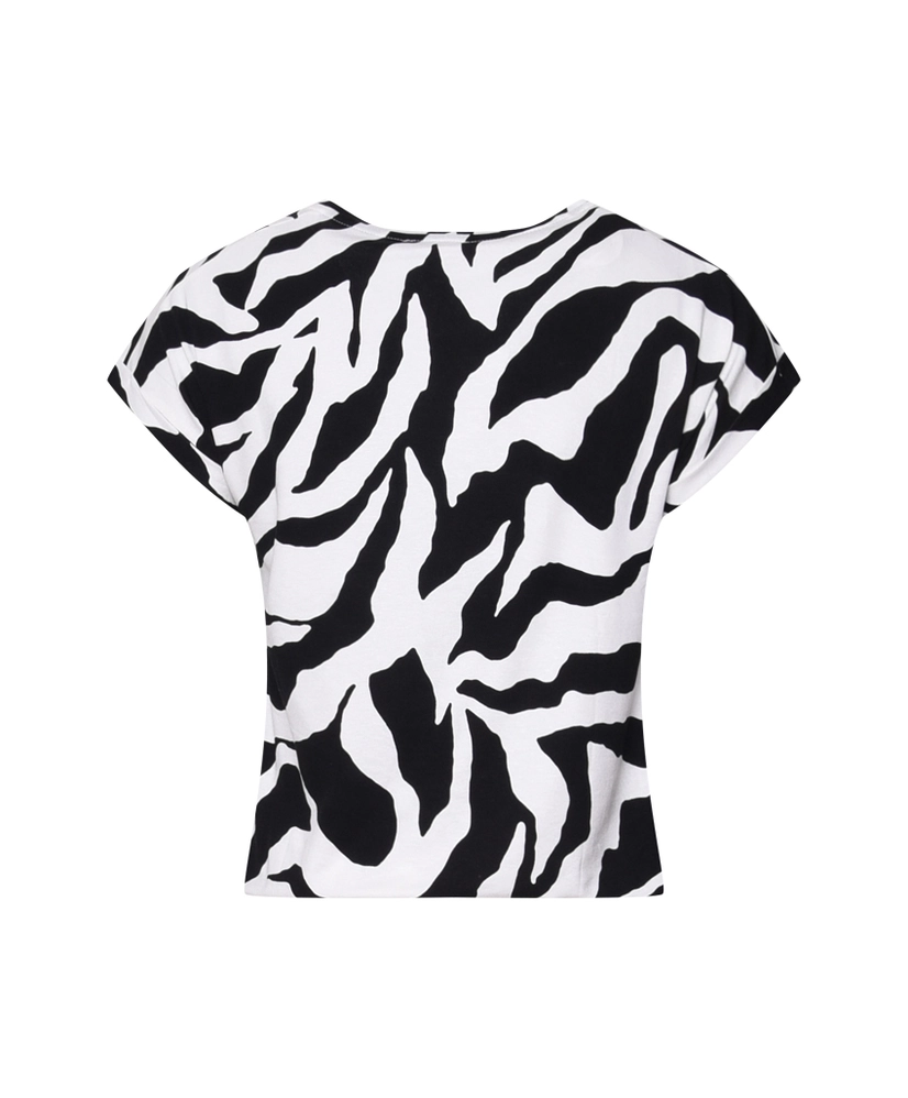 B Femme The Label T-shirt Brisia Zebra Print