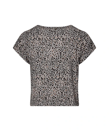 B Femme The Label T-shirt Noxan Leopard
