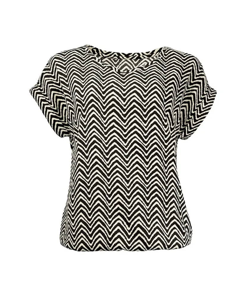 B Femme The Label Top Nox Zigzag
