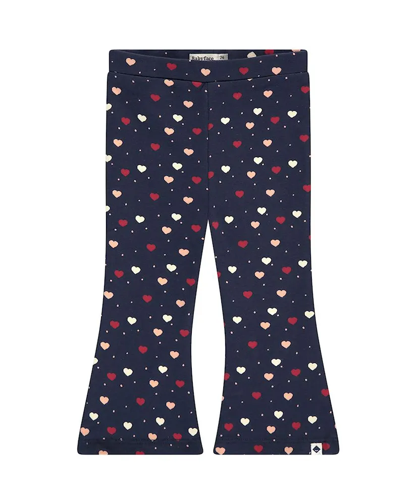 Babyface Flared Broek Hartjes