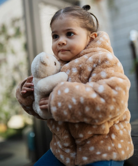 Babyface Jas Fake Fur Dots