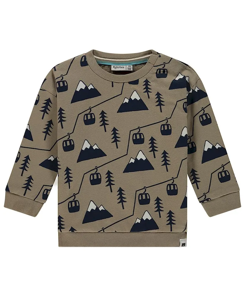 Babyface Sweatshirt Ski Print