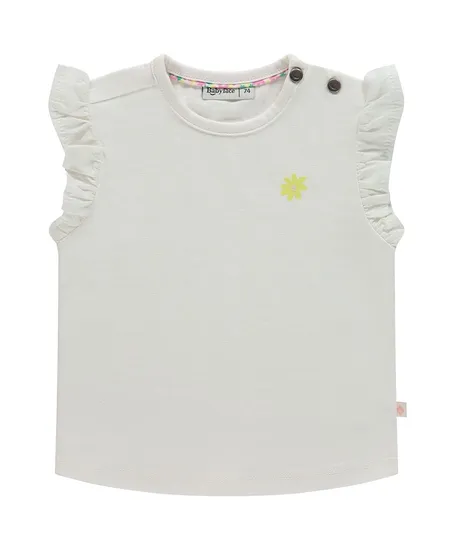 Babyface T-shirt Bloem Ruffle