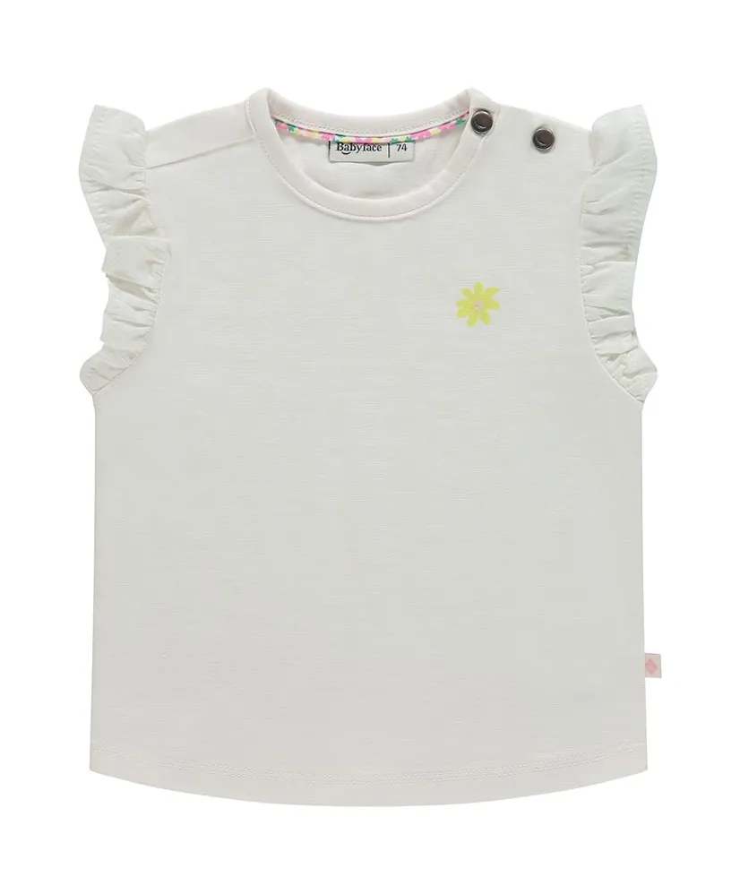 Babyface T-shirt Bloem Ruffle