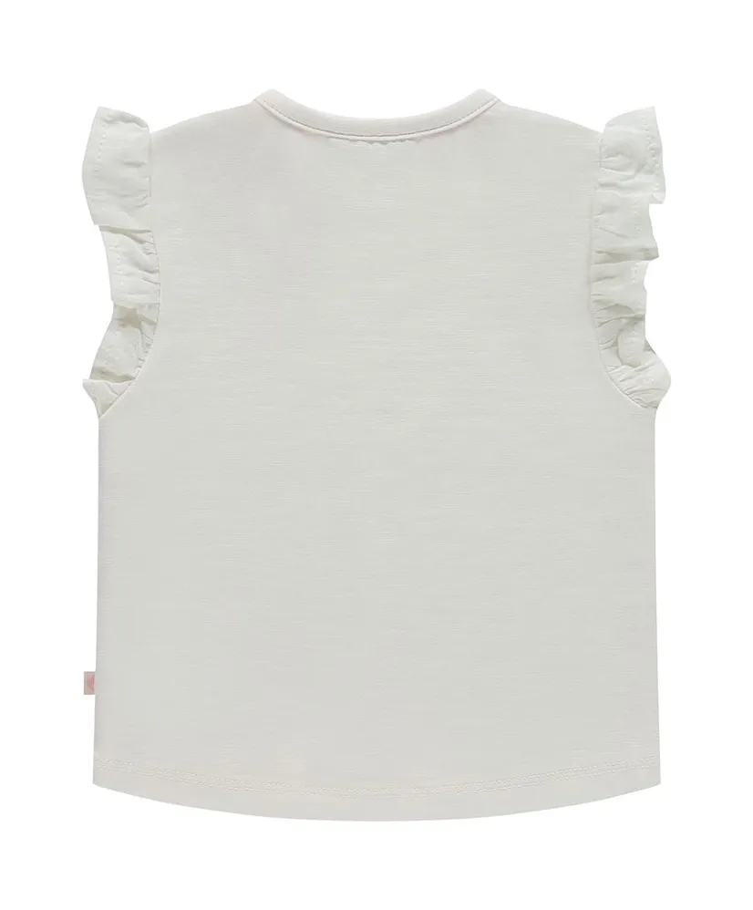 Babyface T-shirt Bloem Ruffle
