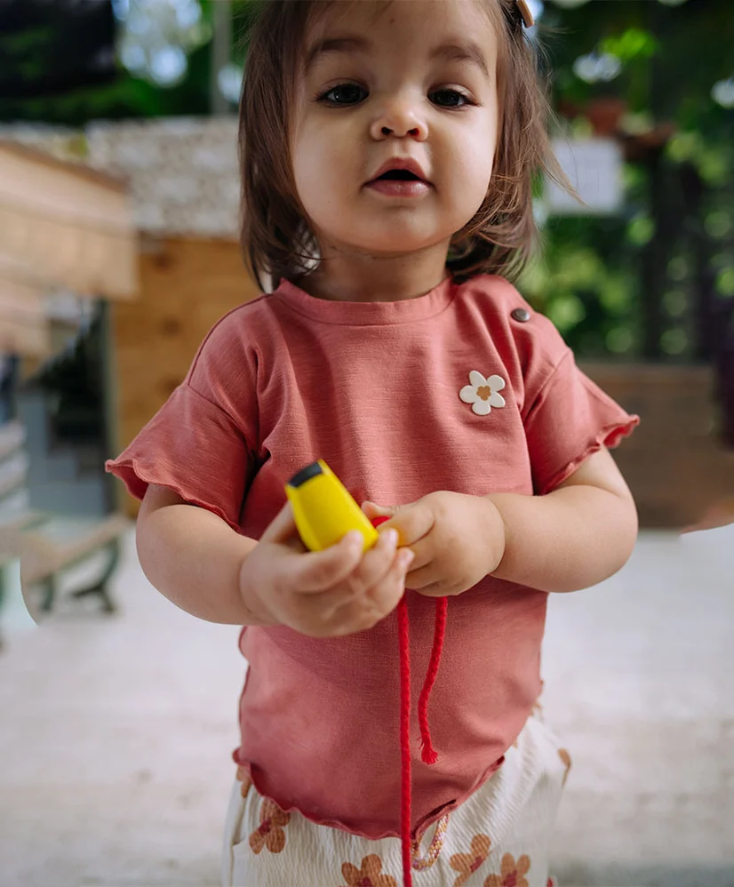 Babyface T-shirt Bloem