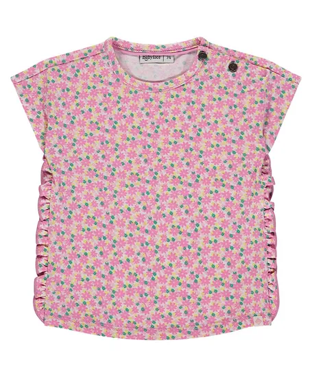 Babyface T-shirt Bloemenprint Ruffle