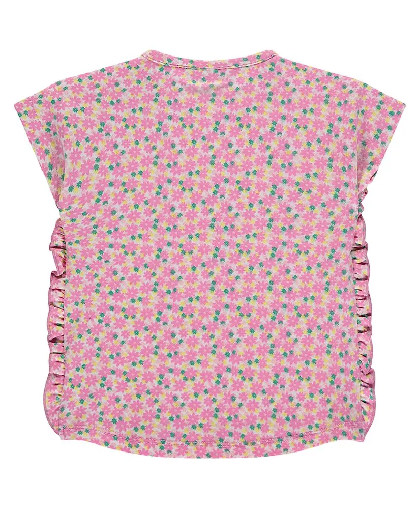 Babyface T-shirt Bloemenprint Ruffle