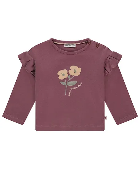 Babyface T-shirt Ruches Bloem