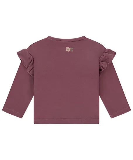 Babyface T-shirt Ruches Bloem