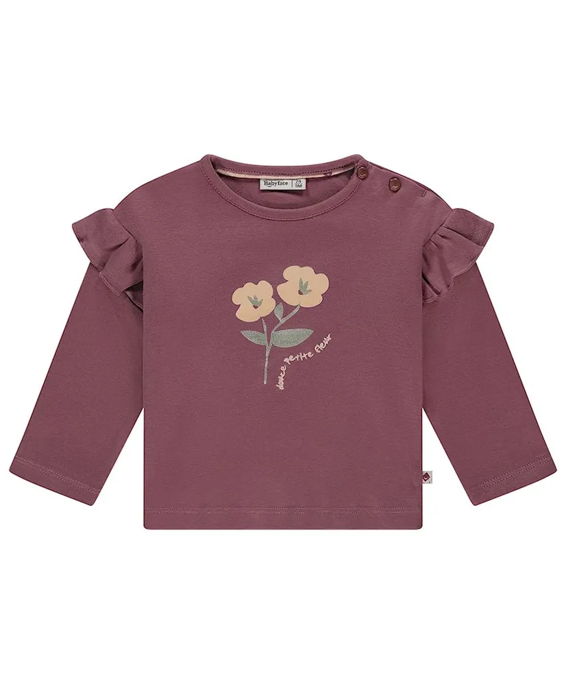 Babyface T-shirt Ruches Bloem