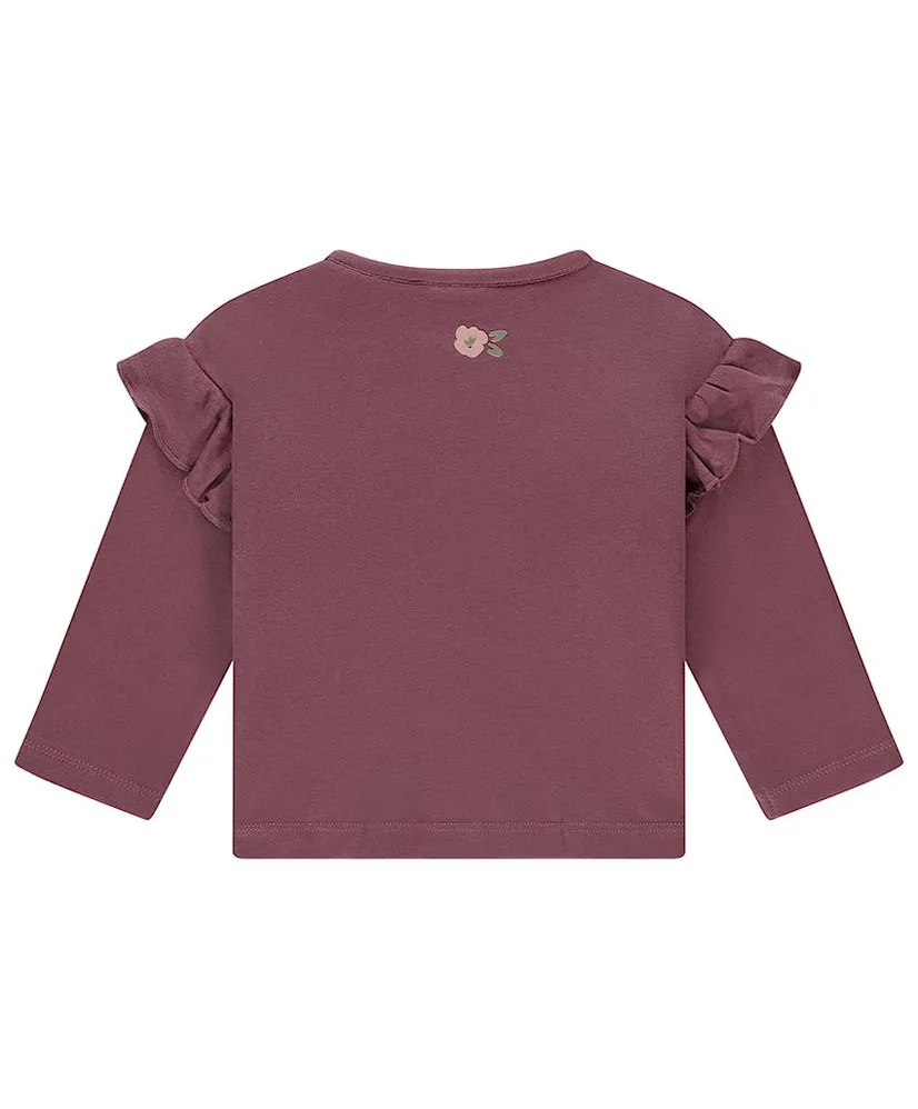 Babyface T-shirt Ruches Bloem