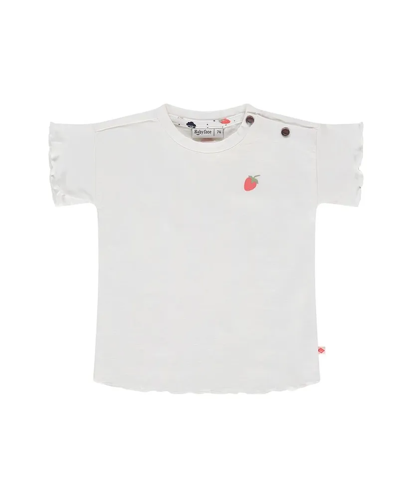 Babyface T-shirt Strawberry Borstprint