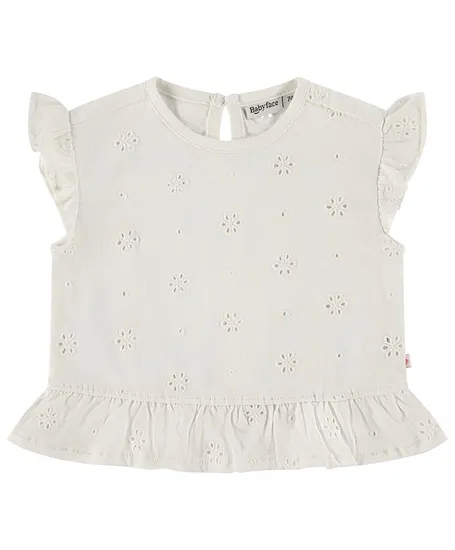 Babyface Top Embroidery Ruffle