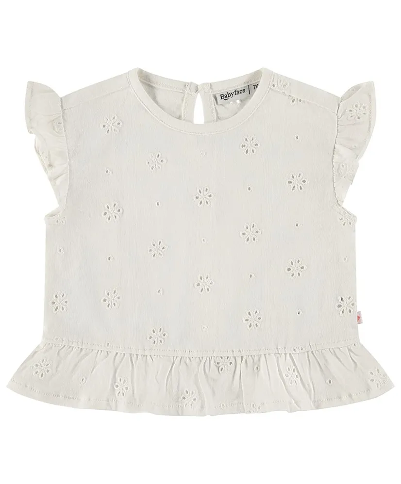 Babyface Top Embroidery Ruffle
