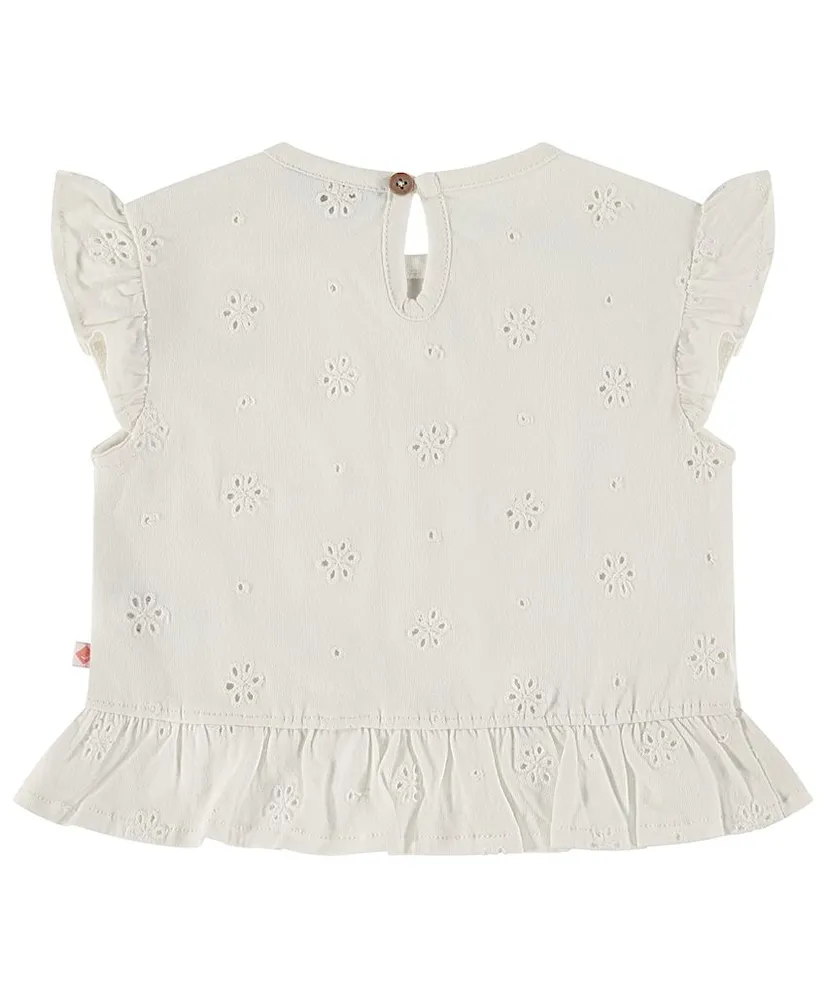 Babyface Top Embroidery Ruffle