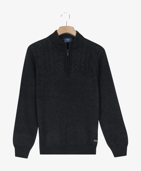 Baileys Trui Half-Zip Cable