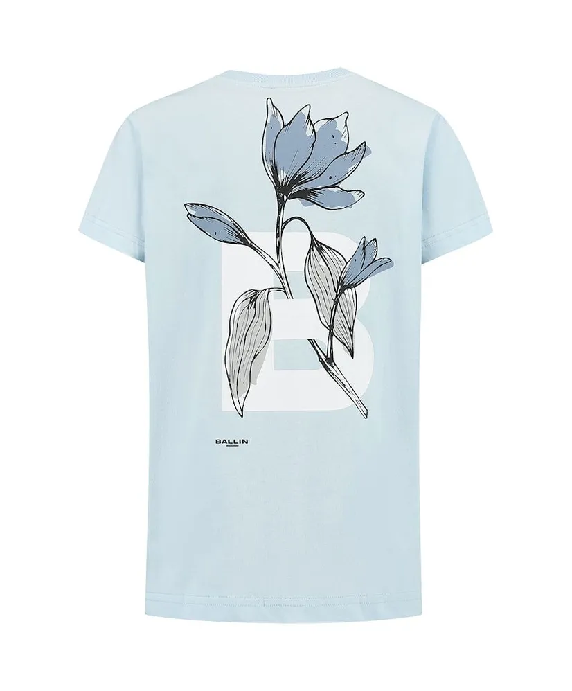 Ballin Amsterdam T-shirt Floral Initial