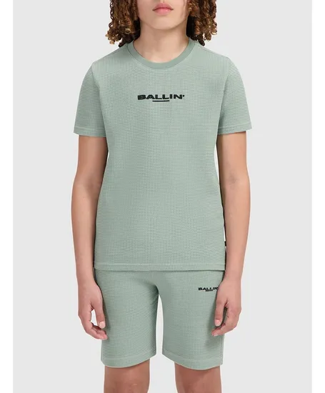 Ballin Amsterdam T-shirt Waffle Embroidery