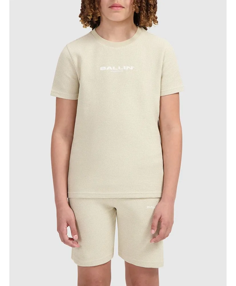 Ballin Amsterdam T-shirt Waffle Embroidery