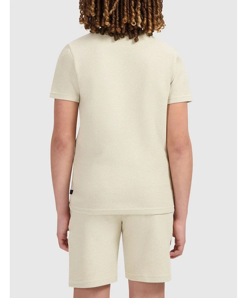 Ballin Amsterdam T-shirt Waffle Embroidery