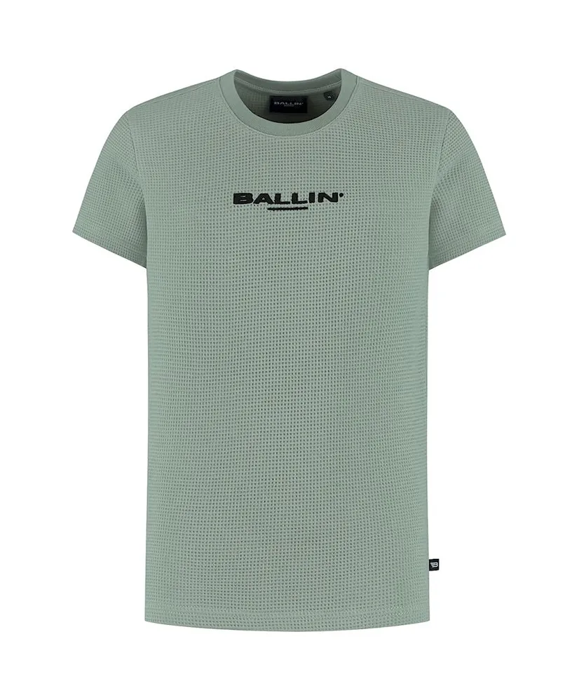 Ballin Amsterdam T-shirt Waffle Embroidery