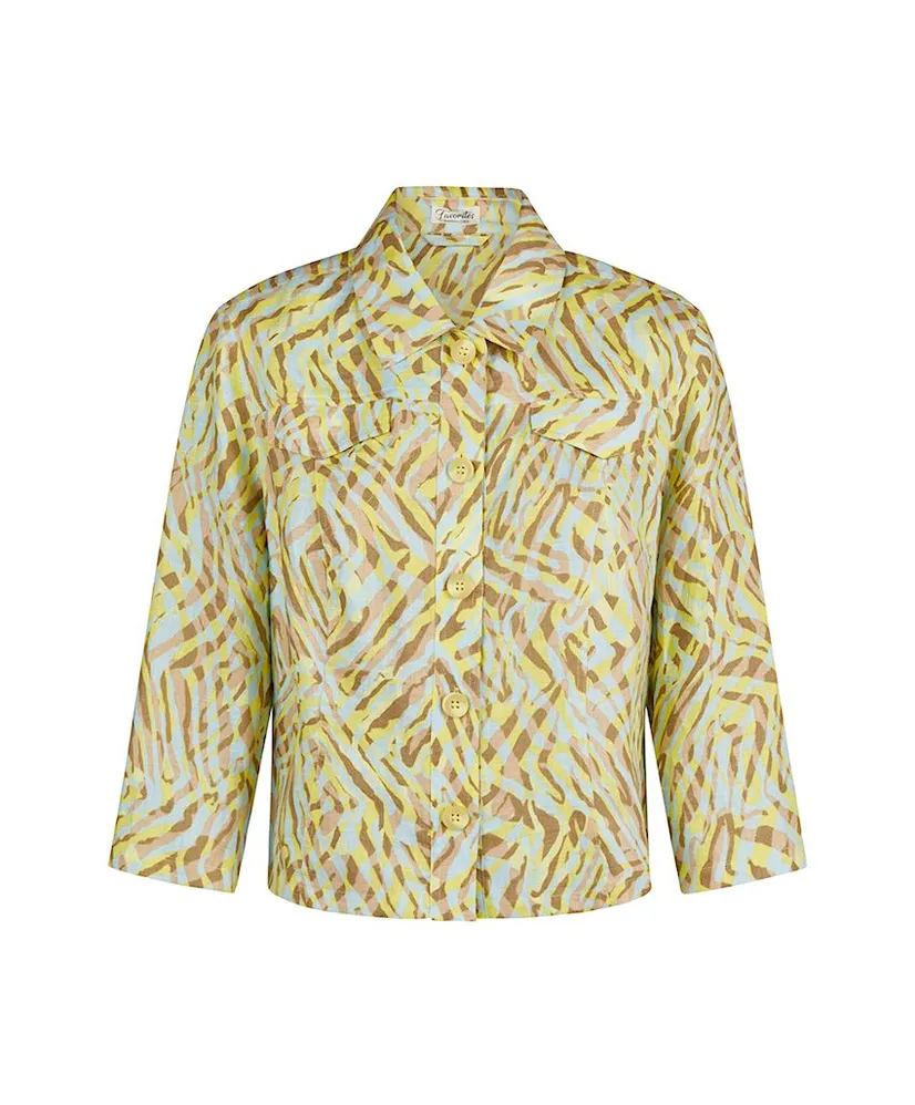 Barbara Lebek Blouse Zebra Print