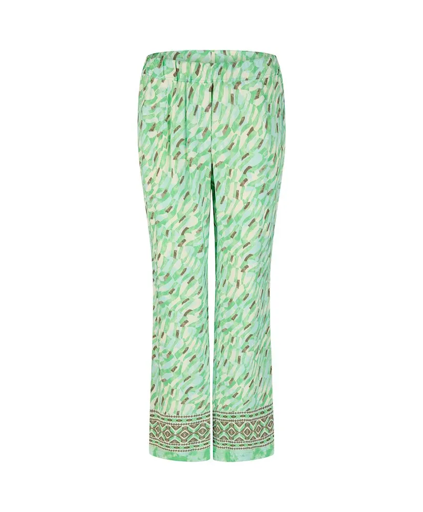 Barbara Lebek Broek Wide Leg Print