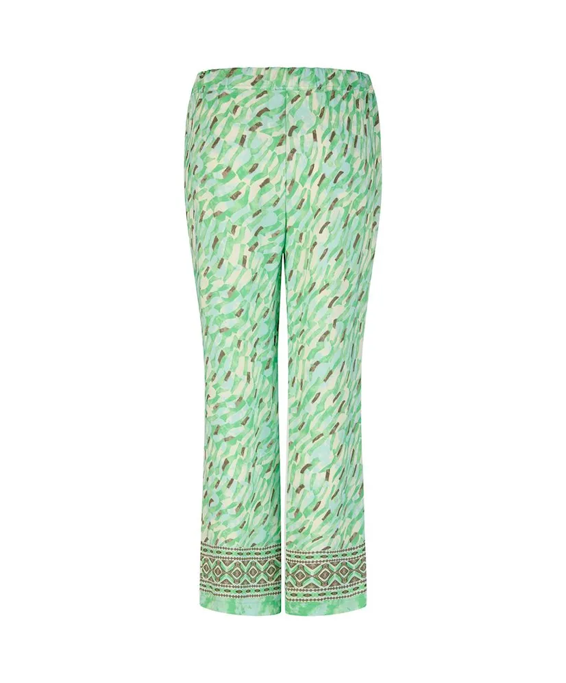 Barbara Lebek Broek Wide Leg Print
