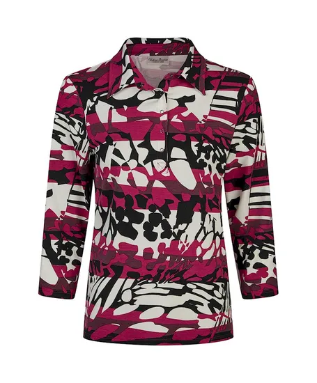 Barbara Lebek Polo Allover Print