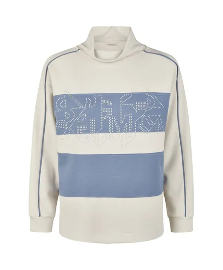 Barbara Lebek Sweatshirt Gestreept