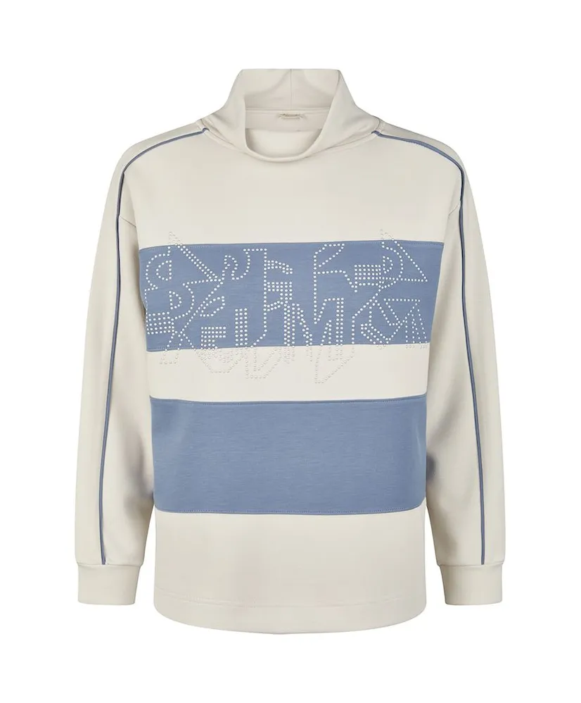 Barbara Lebek Sweatshirt Gestreept