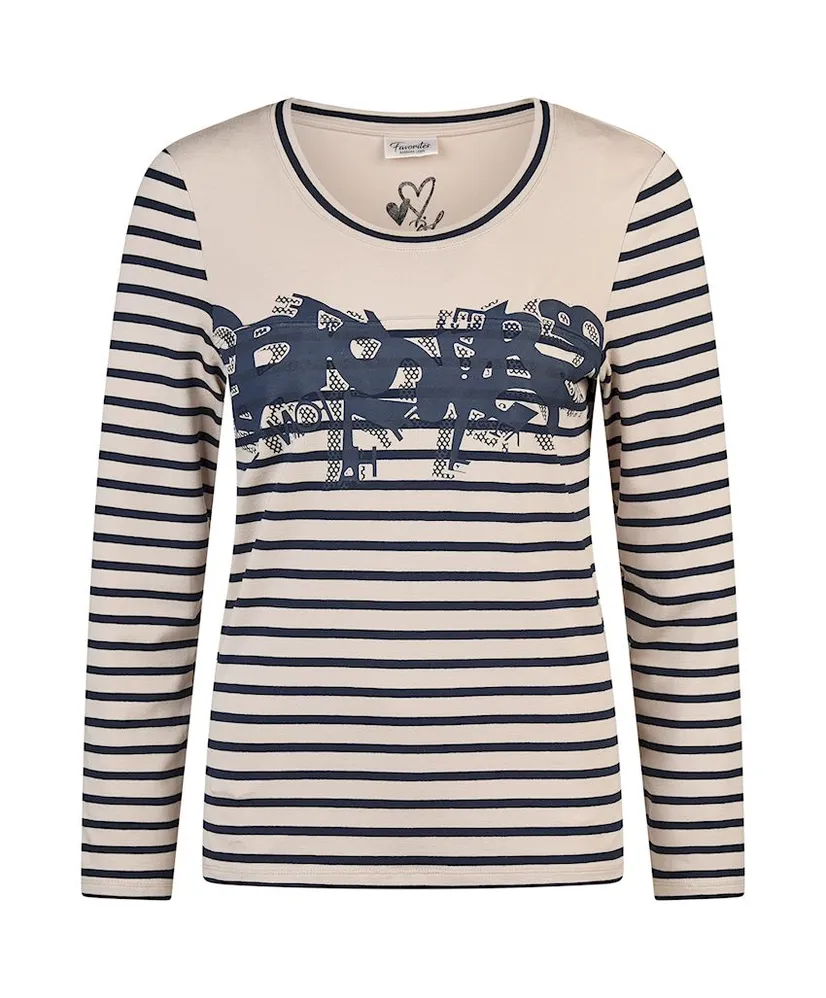 Barbara Lebek T-shirt Gestreept