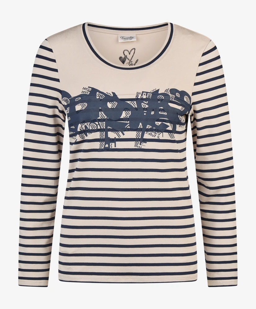 Barbara Lebek T-shirt Gestreept